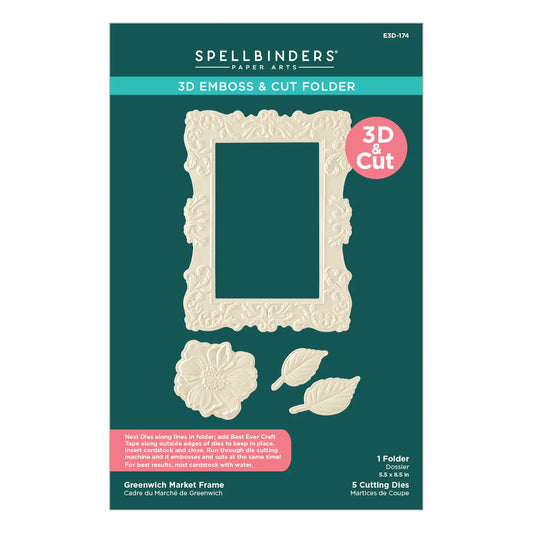Greenwich Market Frame - 3D Emboss & Cut Folder