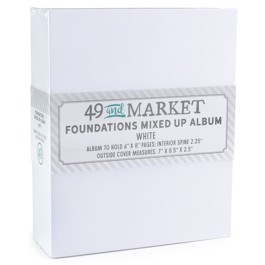 Foundations Mixed Up Album - 6x8 - White