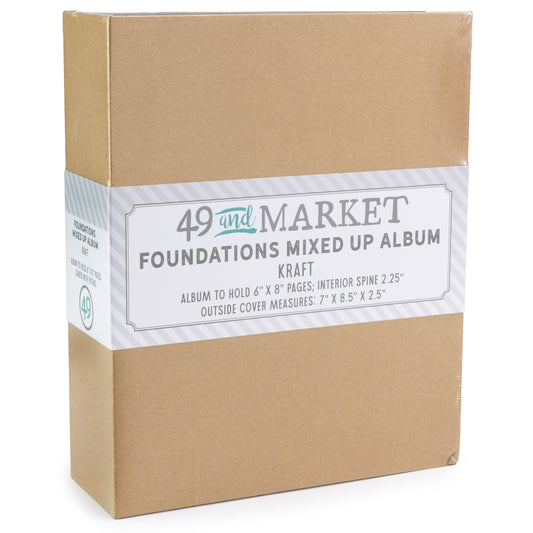Foundations Mixed Up Album - 6x8 - Kraft