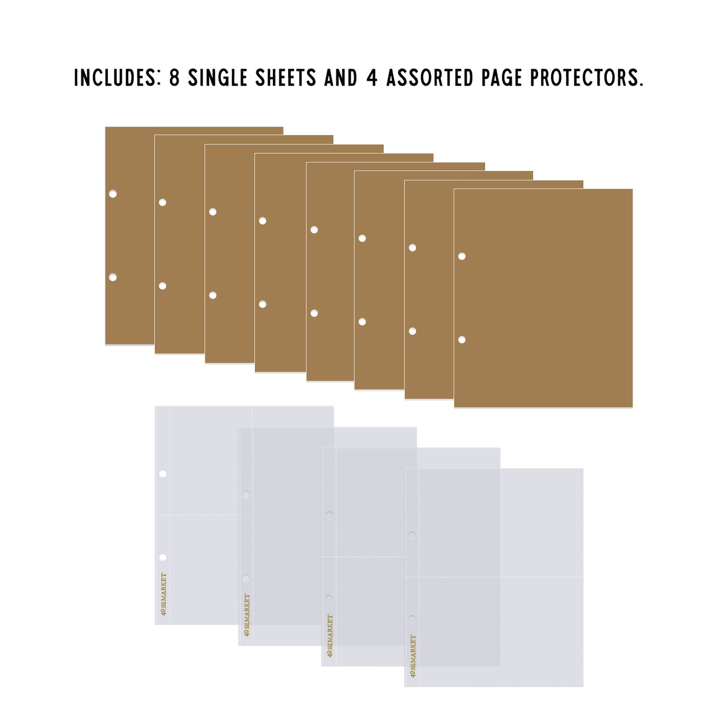 Foundations Essential  2 Ring 6x8 Binder - Kraft