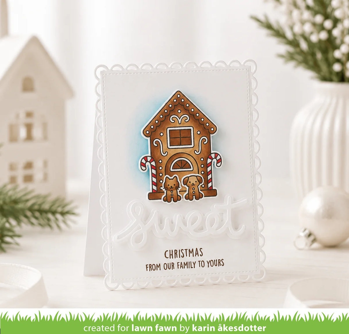 Gingerbread House Add-On - Stamp
