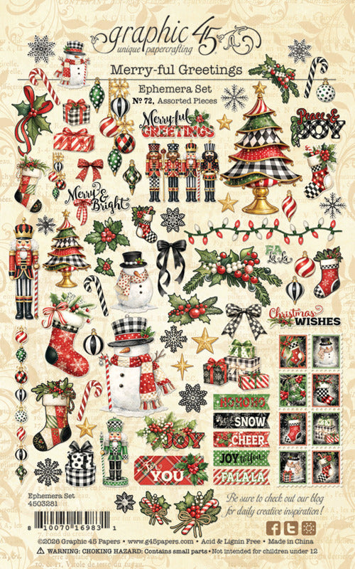 Merry-ful Greetings - Ephemera