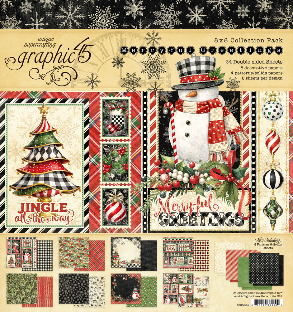 Merry-ful Greetings - 8x8 Collection