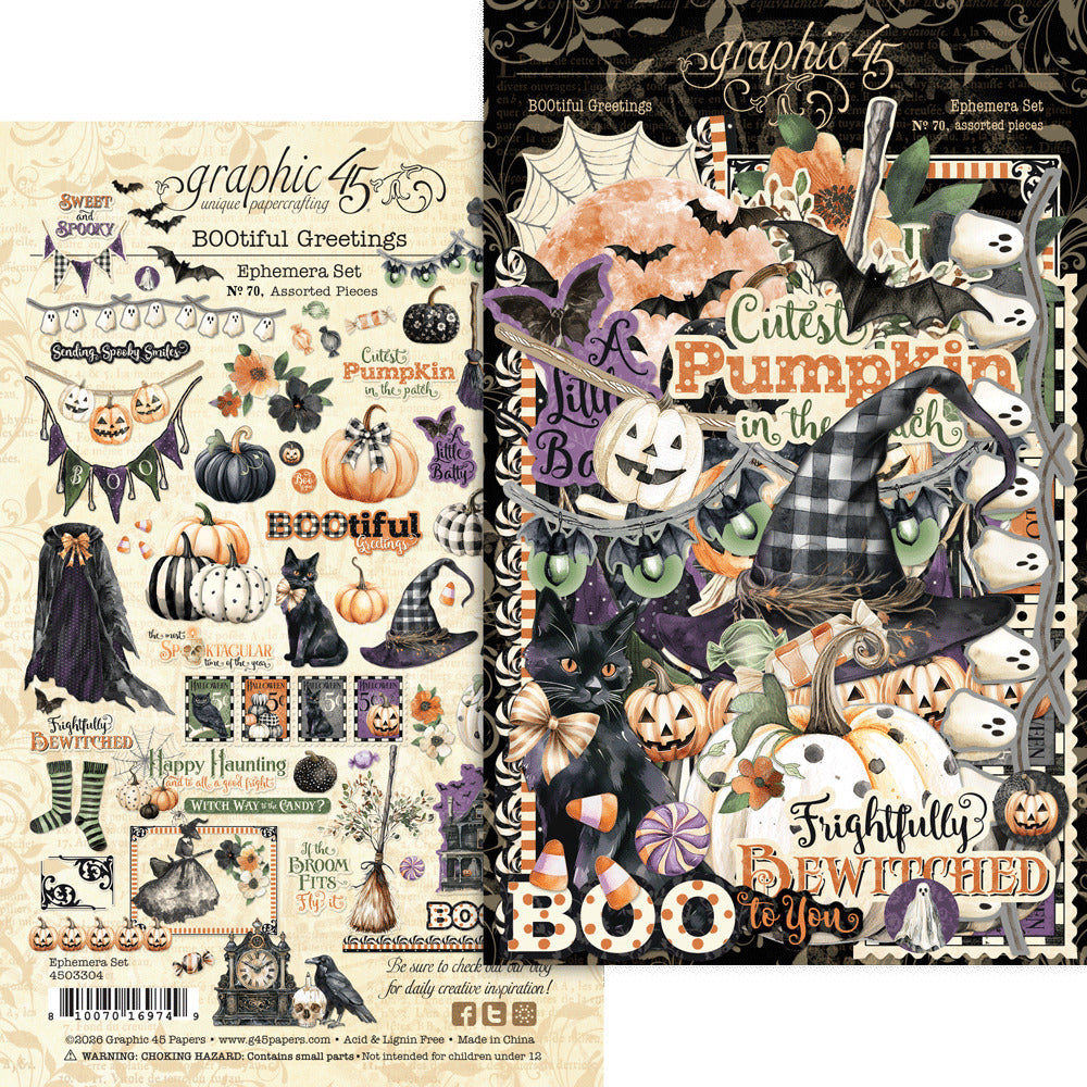 BOOtiful Greetings - Ephemera