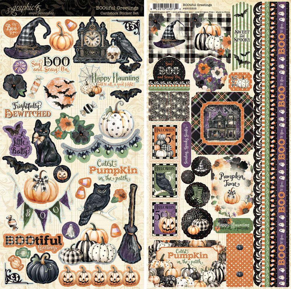 BOOtiful Greetings - Stickers