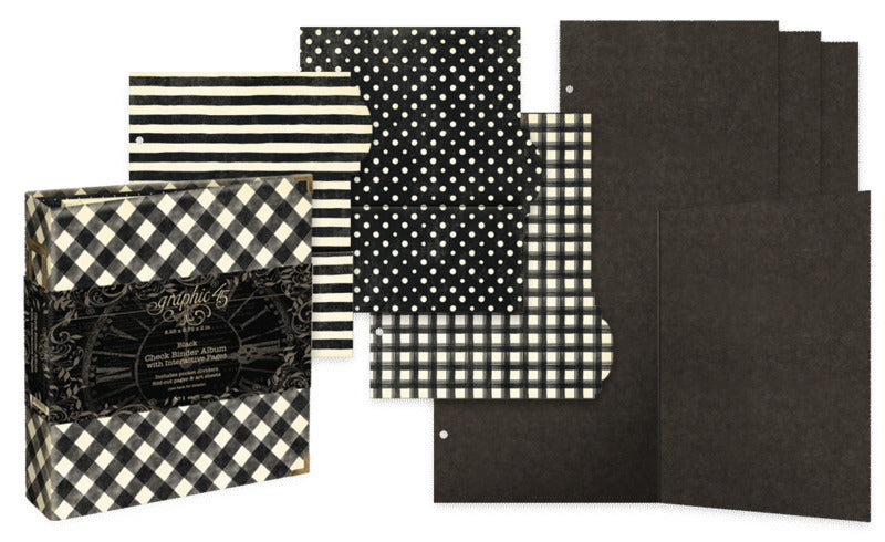 Checkered Binder with Interactive Pages