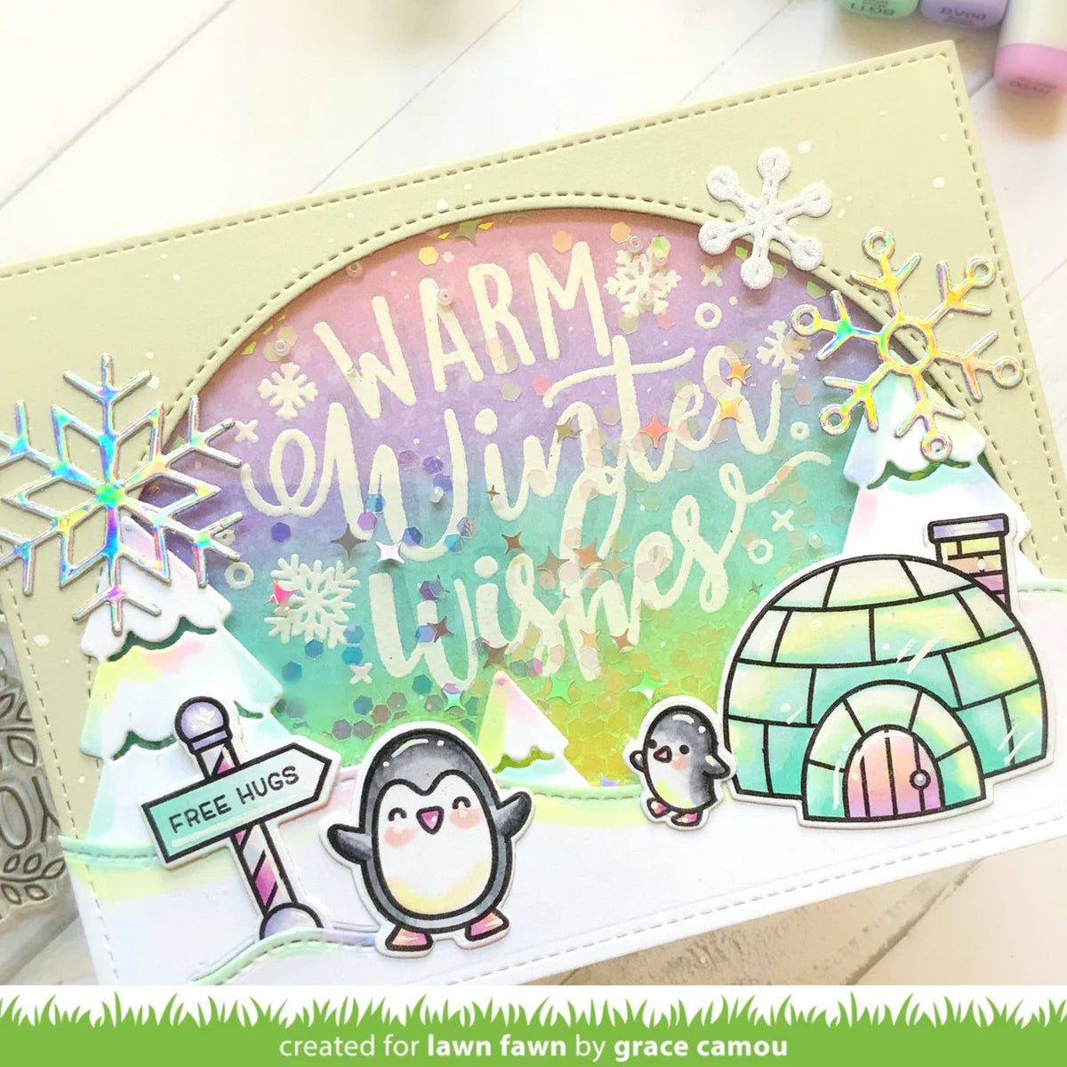 Penguin Party - Stamp