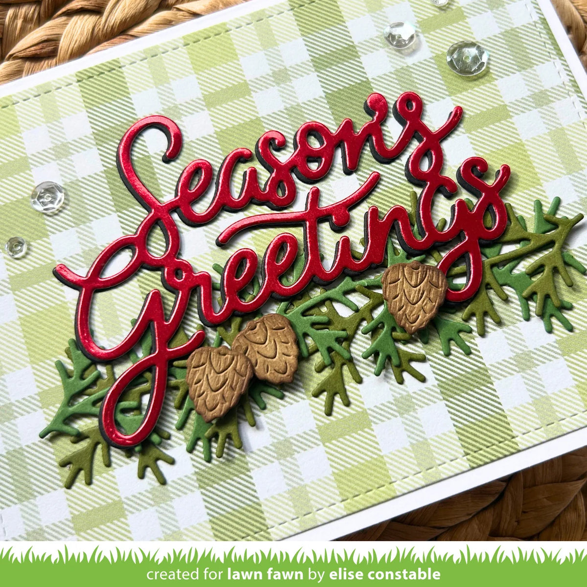 Pinecones and Leaves - Border Lawn Cuts