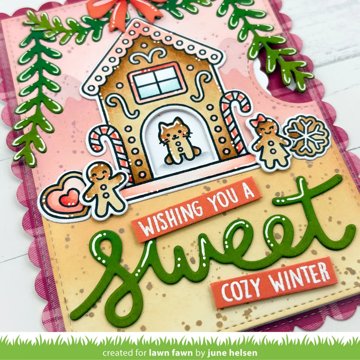 Gingerbread House Add-On - Stamp