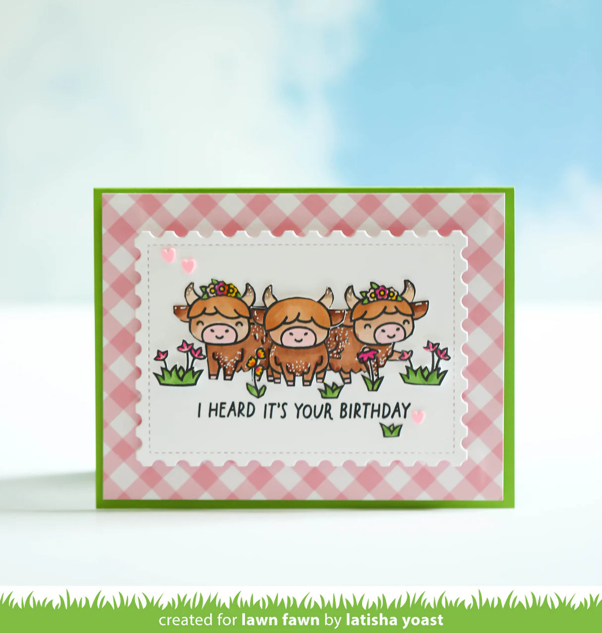 Highland Cows! - Stamp & Lawn Cut