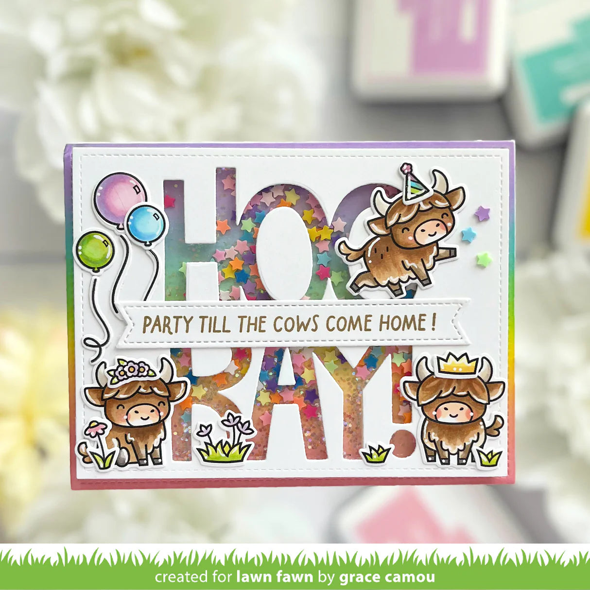 Highland Cows! - Stamp & Lawn Cut