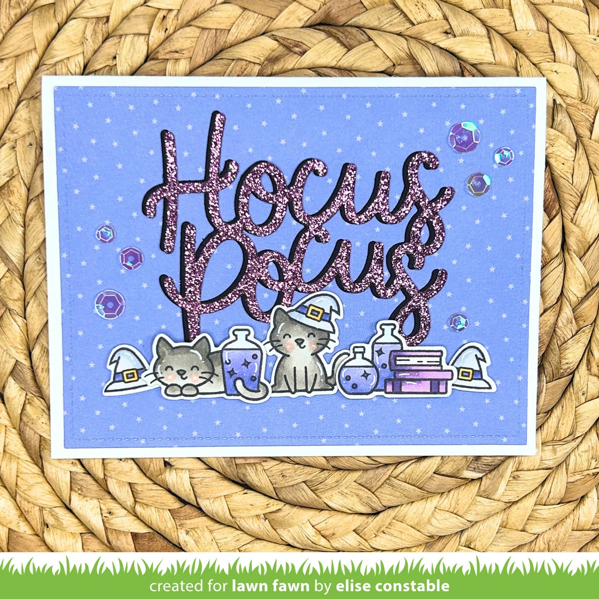 Hocus Purr-cus! Add-On - Stamp & Lawn Cut