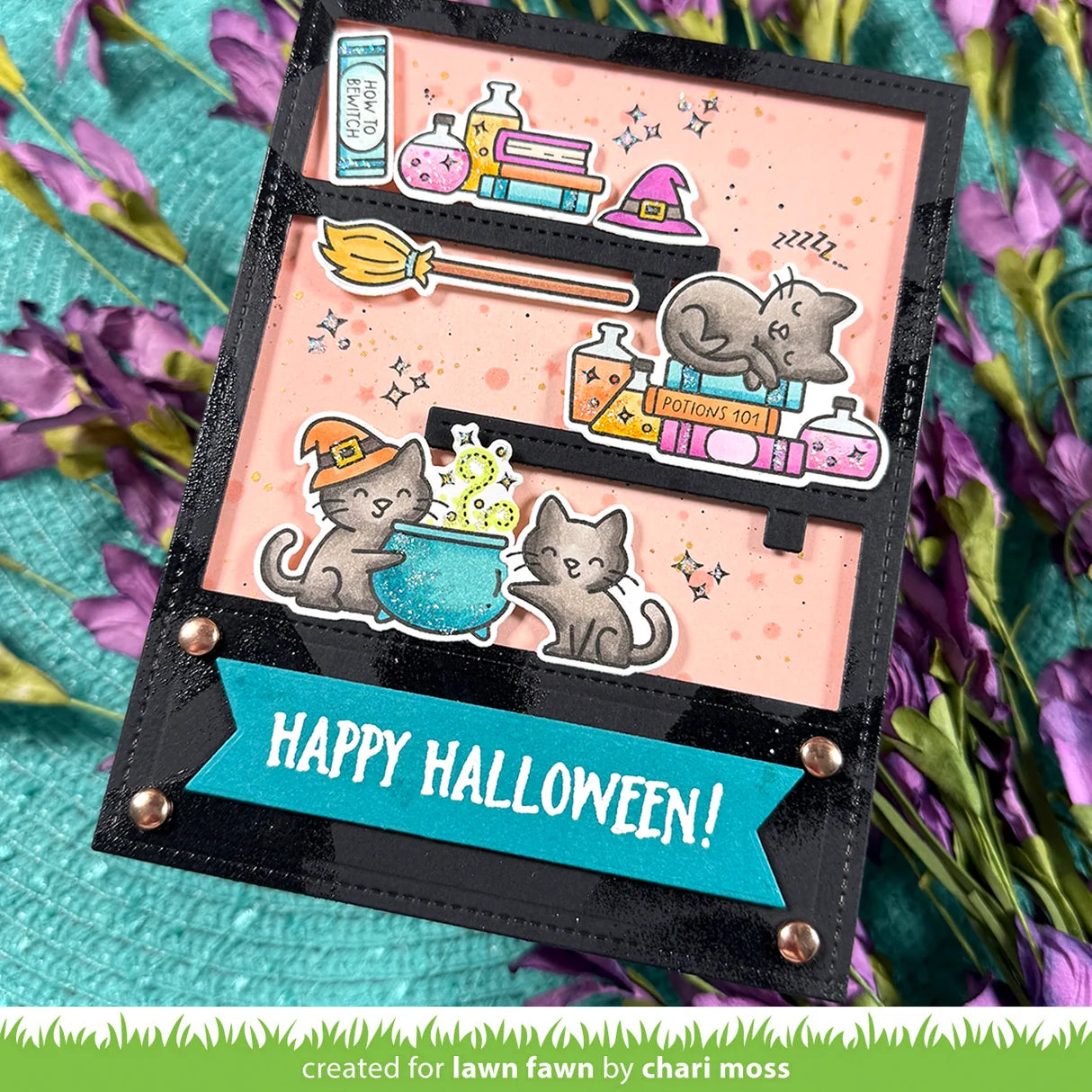 Hocus Purr-cus! Add-On - Stamp & Lawn Cut