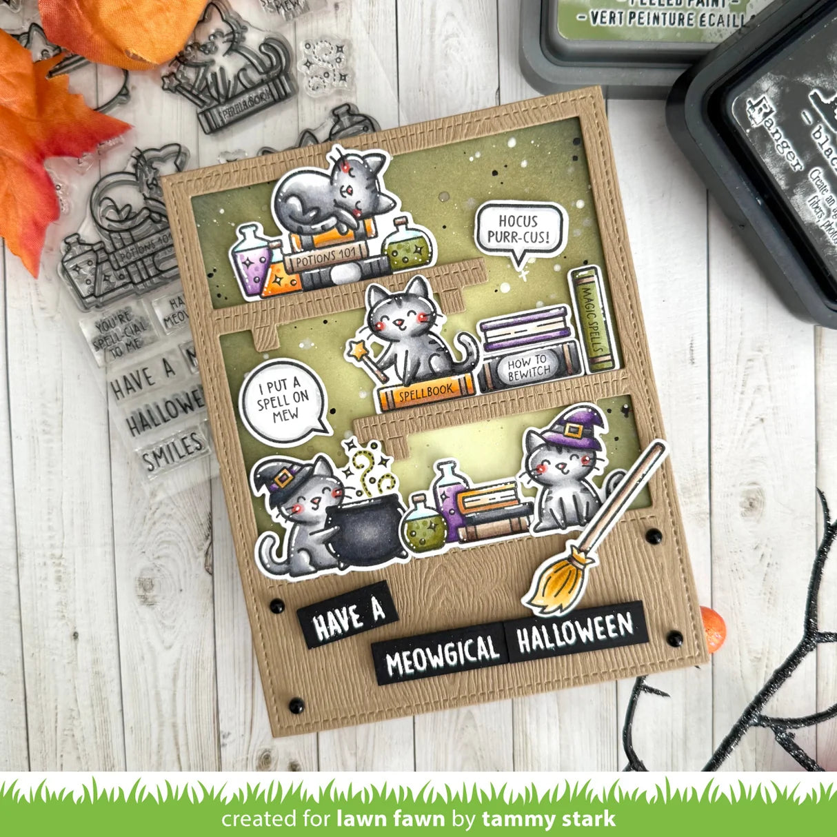 Hocus Purr-cus! Add-On - Stamp & Lawn Cut