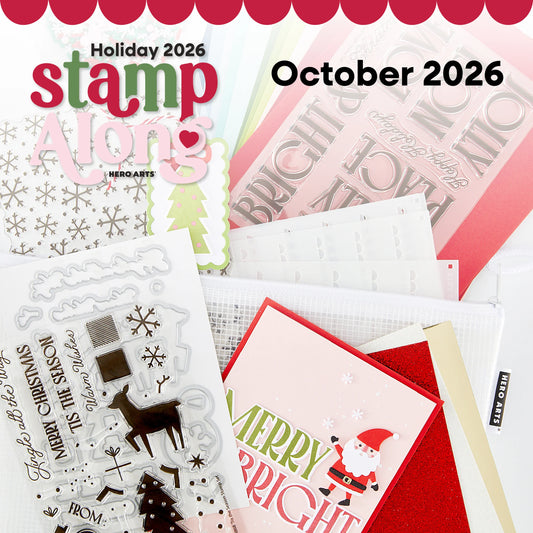 Holiday Stamp Along with Hero Arts 2026