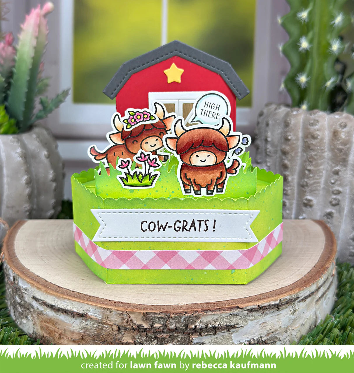 Highland Cows! - Stamp & Lawn Cut