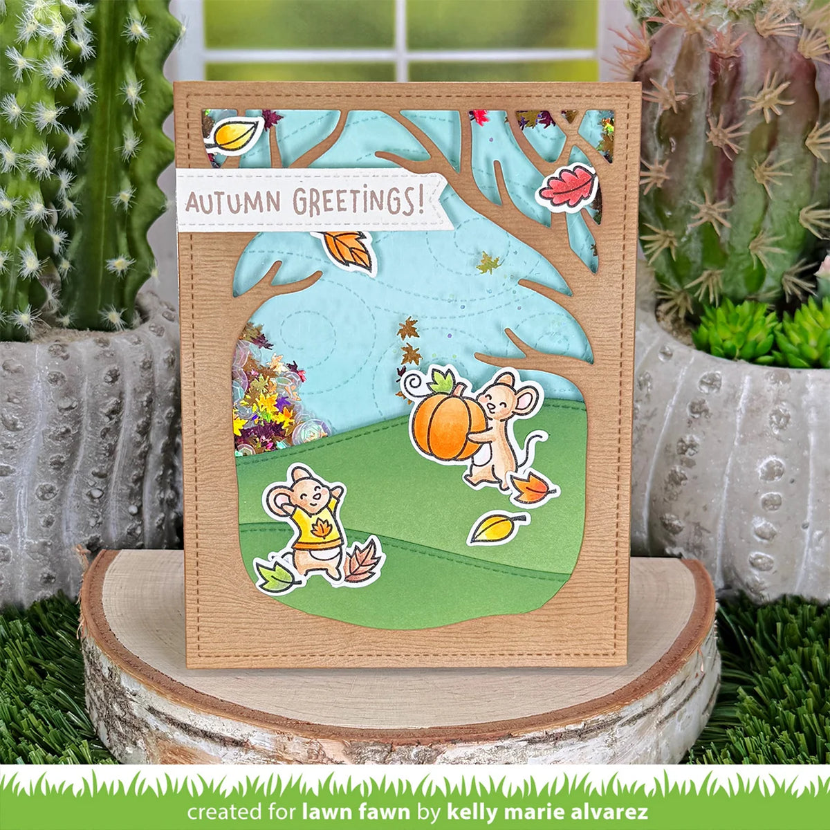 Fall Mice - Stamp