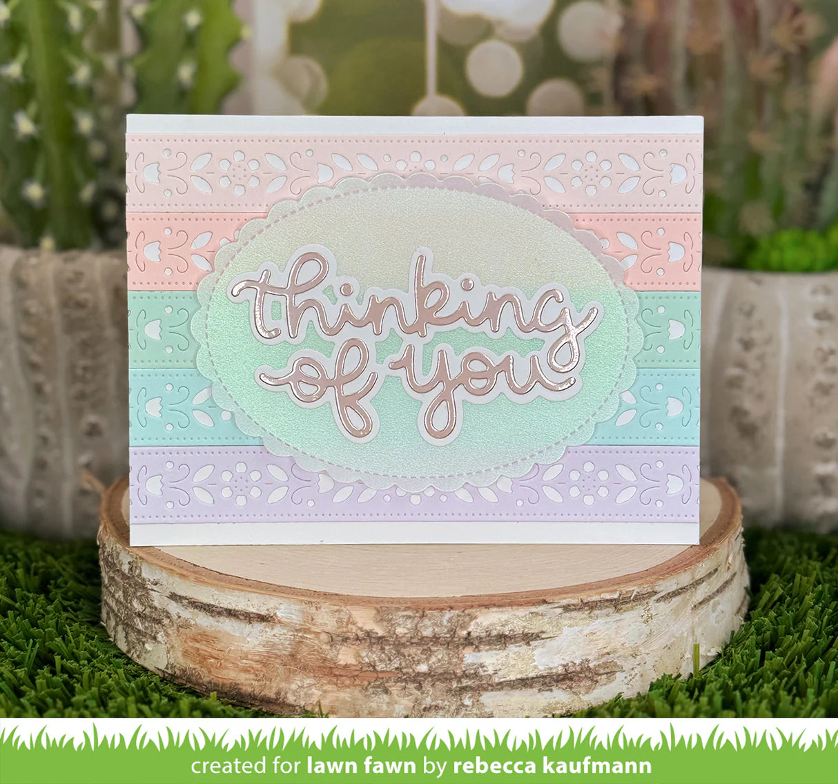 Folksy sprig - Border Die