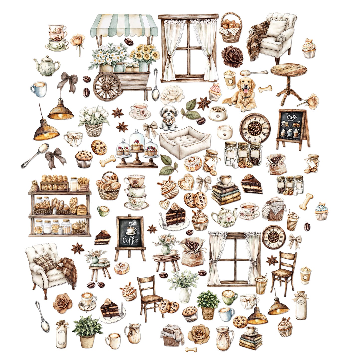 Country Heart Cafe - Elements Laser Cuts