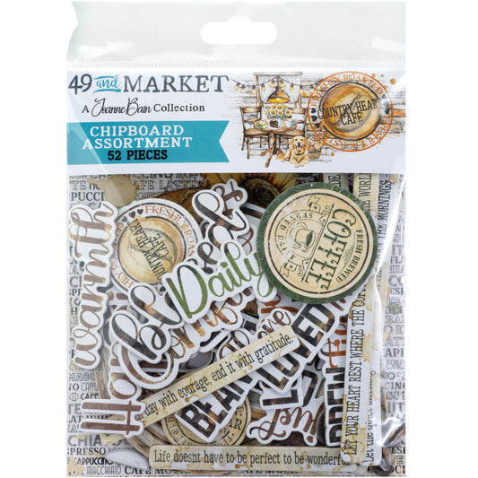 Country Heart Cafe- Chipboard Set