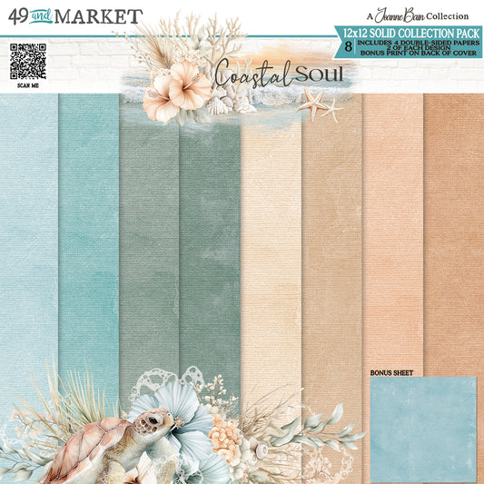 Coastal Soul - 12x12 Solids