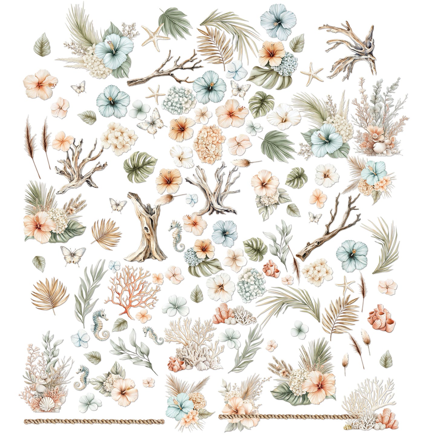 Coastal Soul - Botanical Laser Cuts