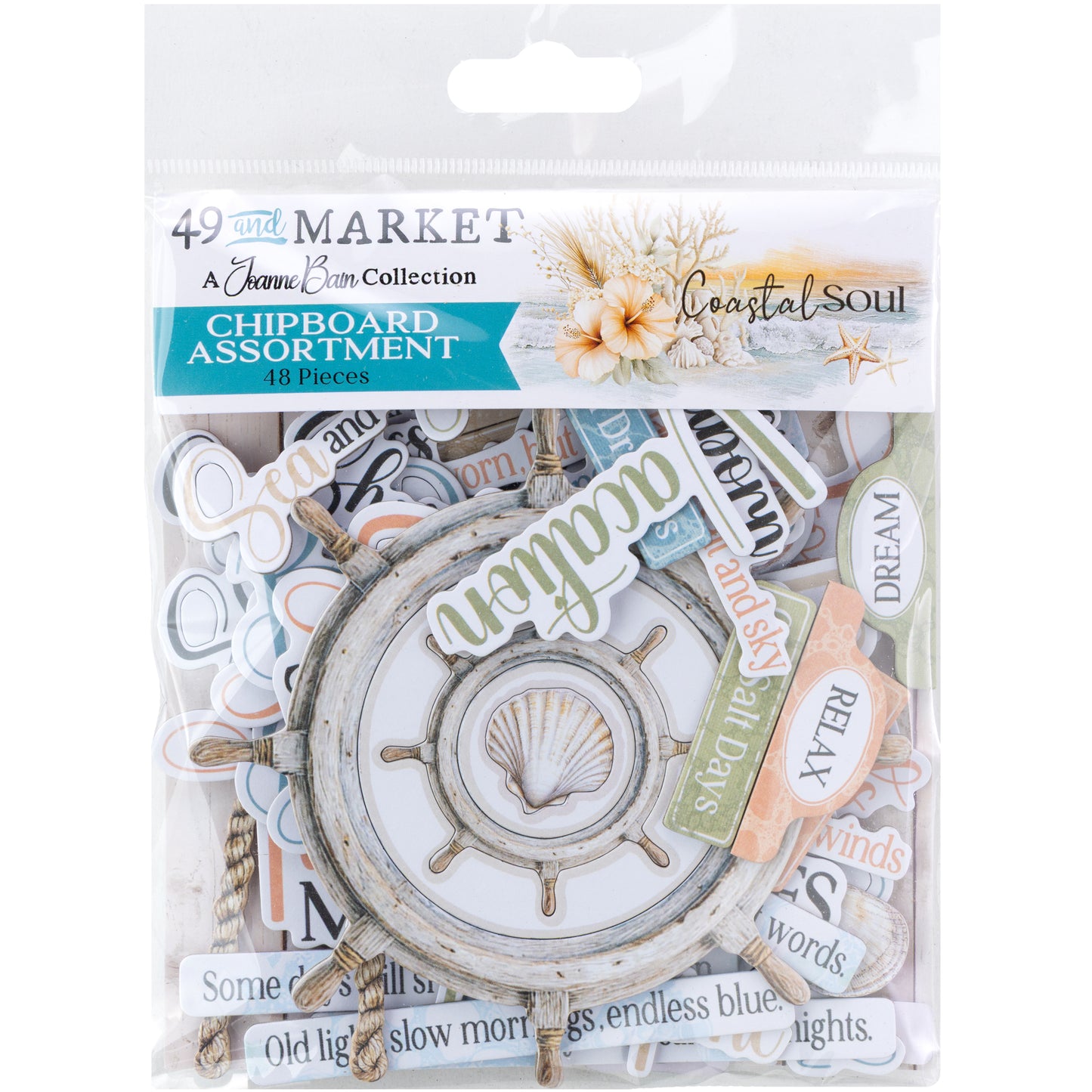 Coastal Soul - Chipboard Set