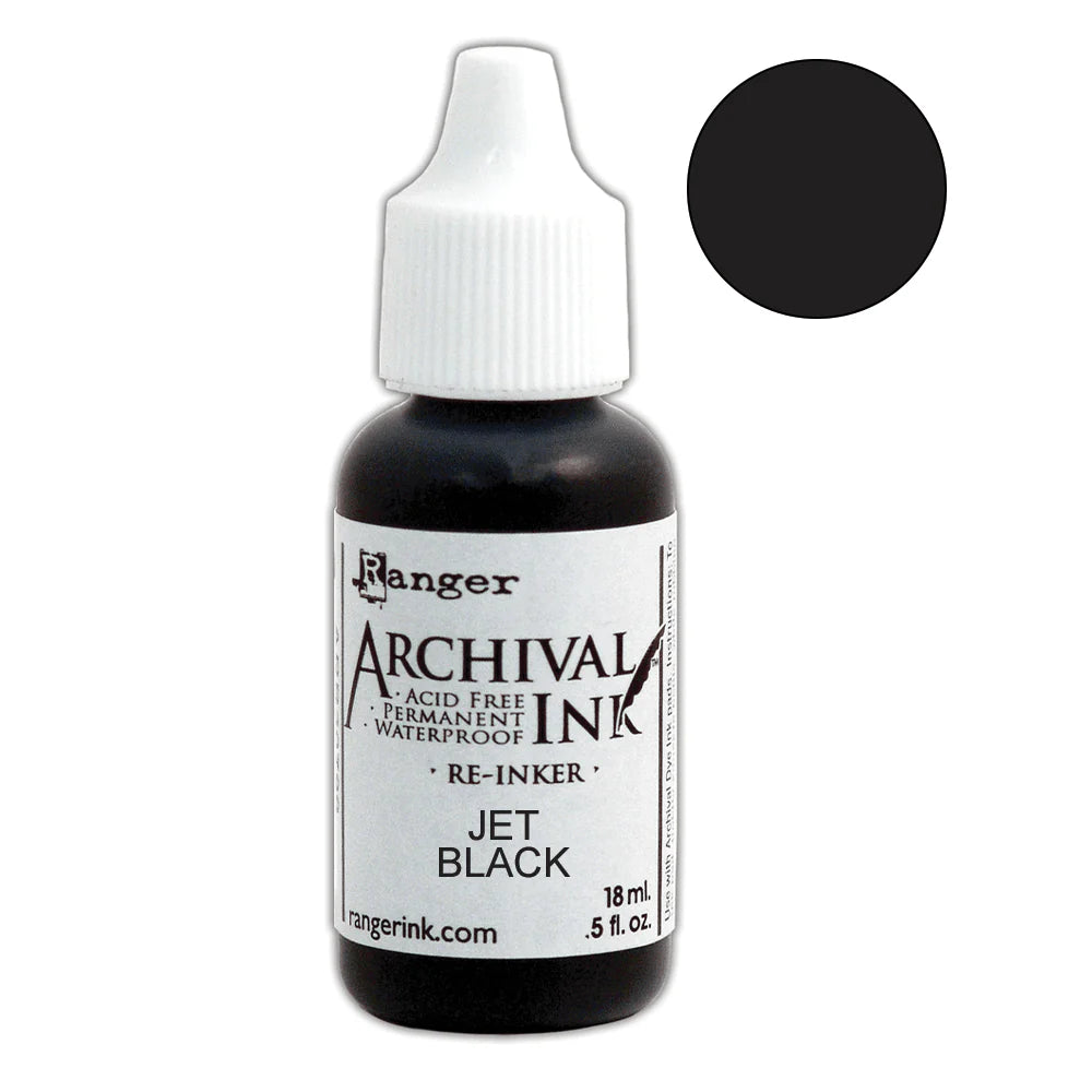 Archival Ink - Reinker - Jet Black