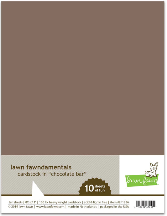 8.5x11 - Chocolate Bar - Cardstock