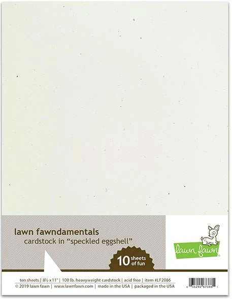 8.5x11 - Speckled Eggshell - Cardstock