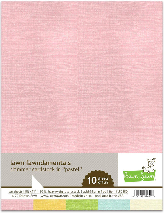8.5x11 - Shimmer Pastel - Cardstock