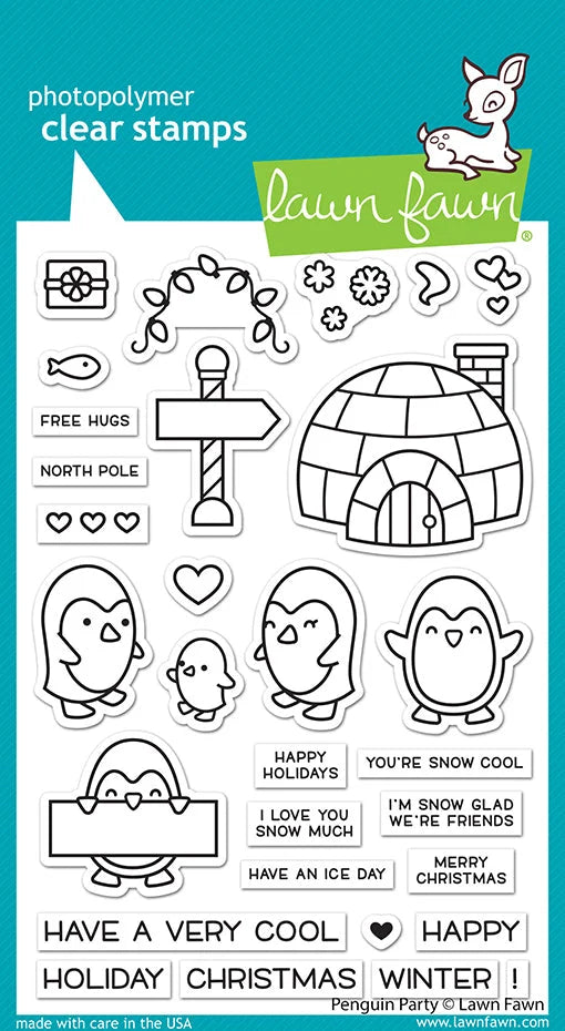 Penguin Party - Stamp
