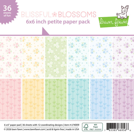 6x6 - Blissful Blossoms - Paper Pad