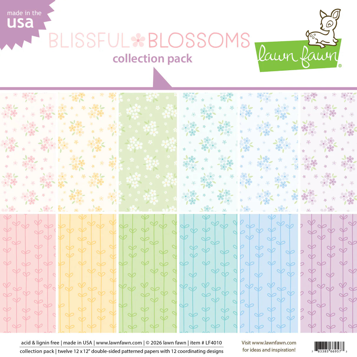 12x12 - Blissful Blossoms - Collection