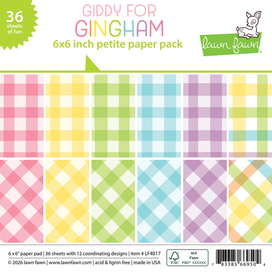 Giddy For Gingham - 6x6 Paper Pad