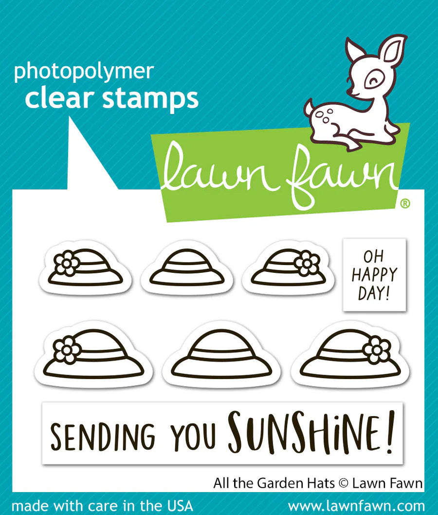 All The Garden Hats - Stamps and Lawn Cuts
