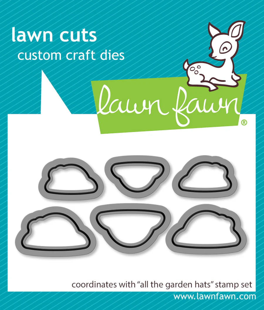 All The Garden Hats - Stamps and Lawn Cuts