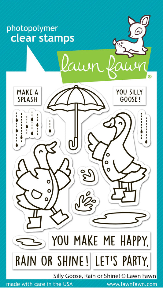 Silly Goose, Rain Or Shine! - Stamps