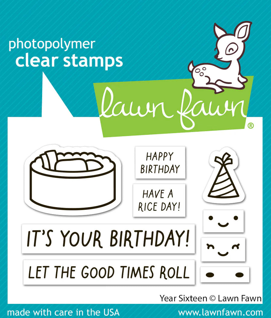 Year Sixteen - Stamp & Lawn Cut
