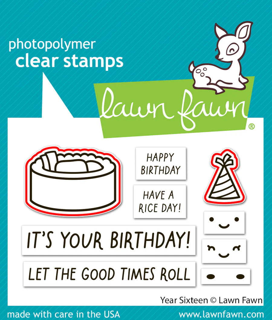 Year Sixteen - Stamp & Lawn Cut