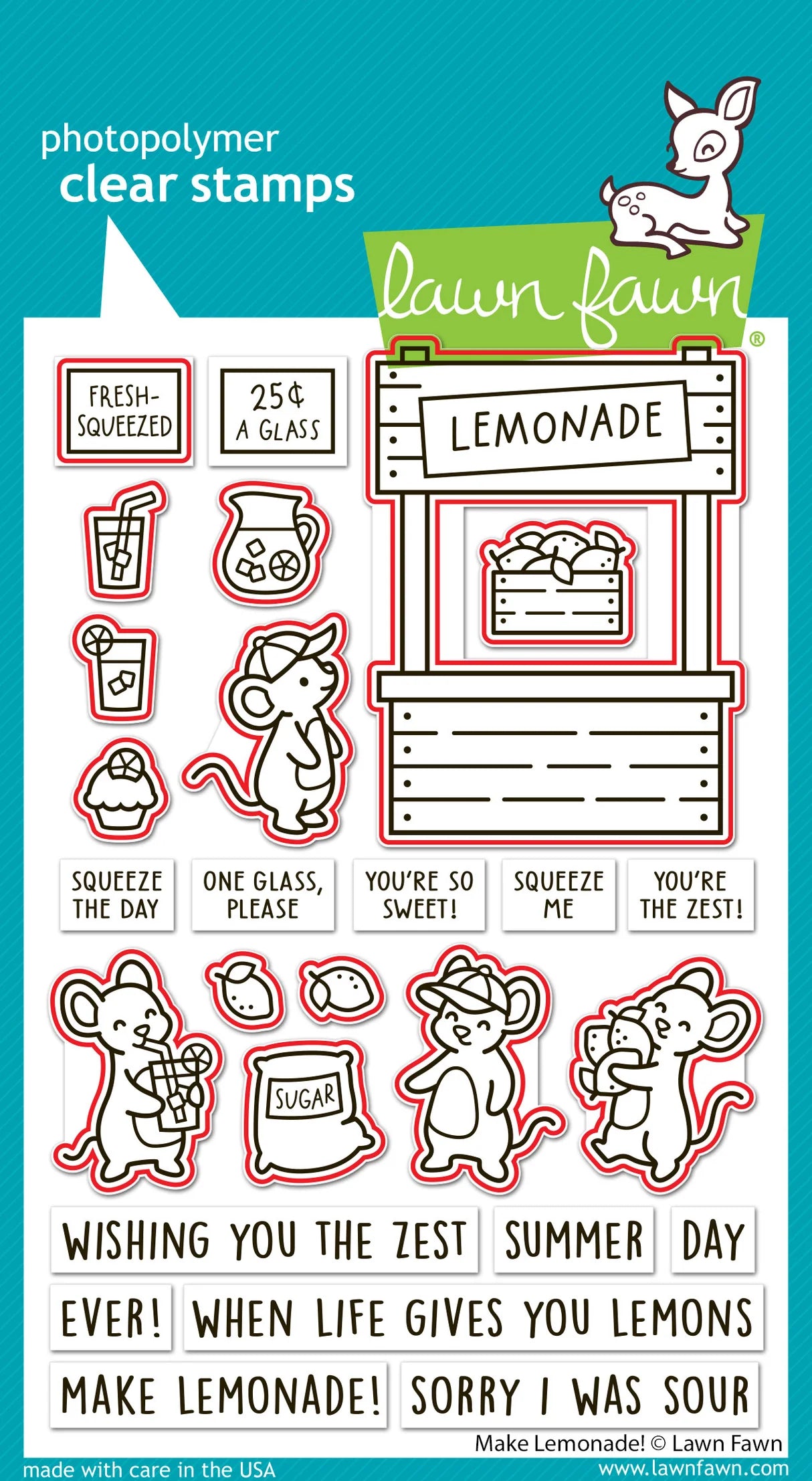 Make Lemonade! - Stamp & Lawn Cut