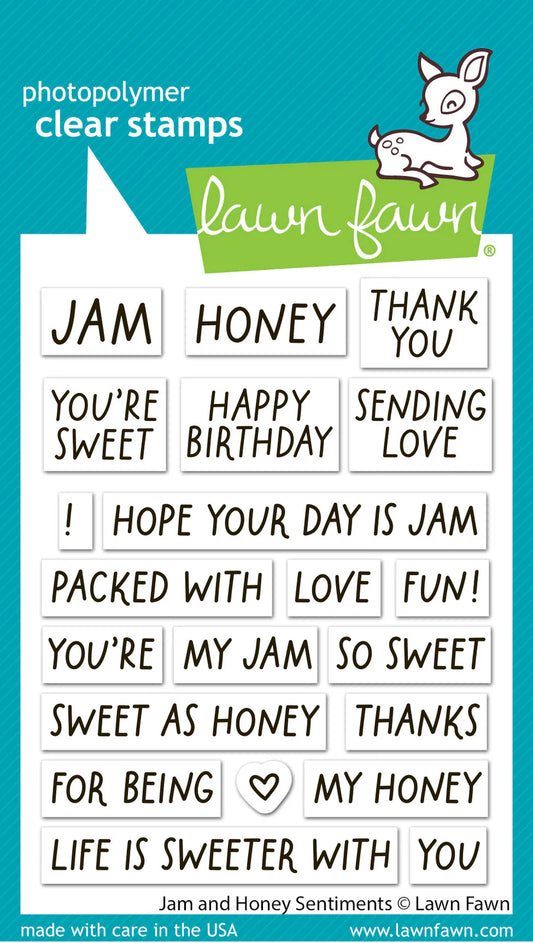 Jam and Honey Sentiments - Stamp