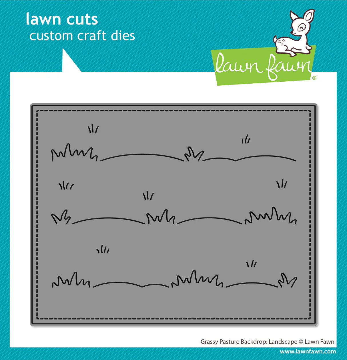 Grassy Pasture Backdrop - Landscape Die
