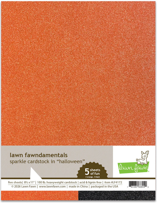 Halloween - Sparkle Cardstock - 8.5x11