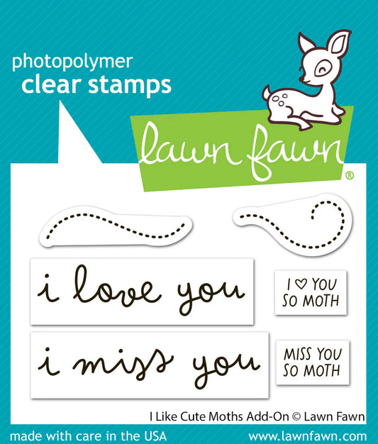 I Like Cute Moths - Add-On - Stamp