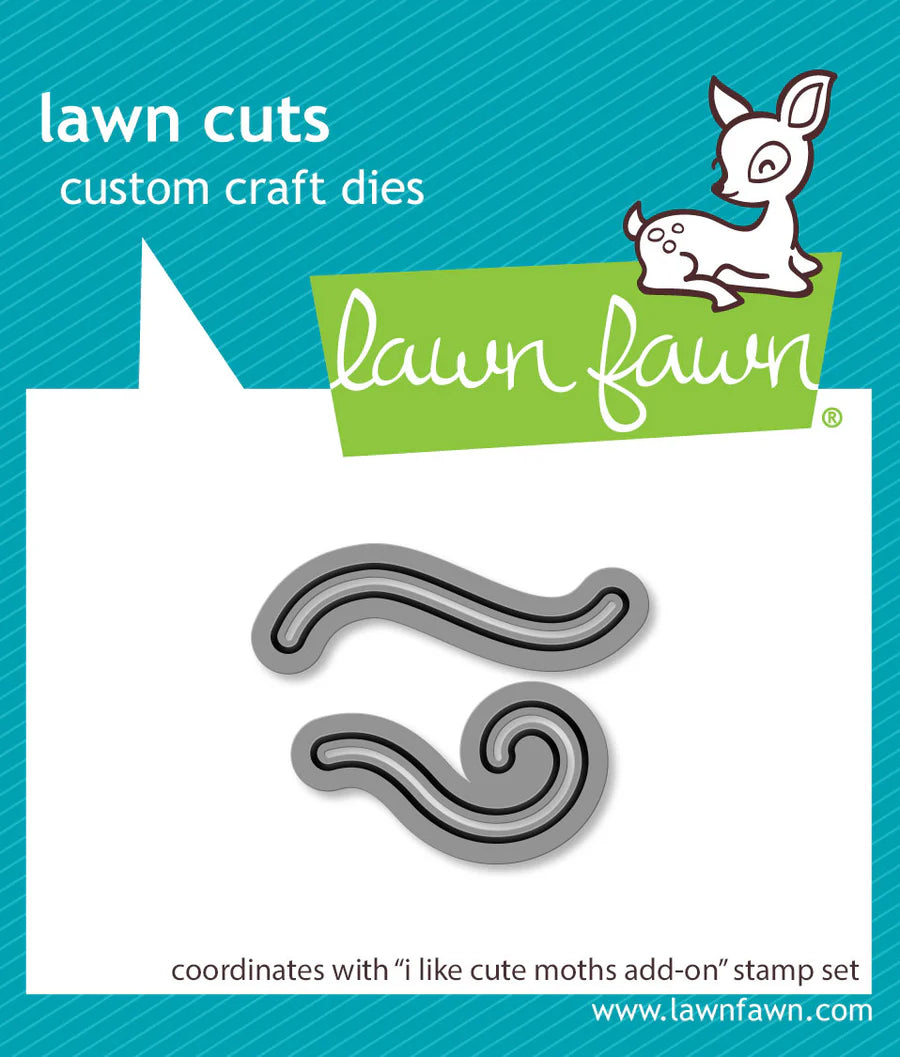 I Like Cute Moths - Add-On - Stamp & Lawn Cuts