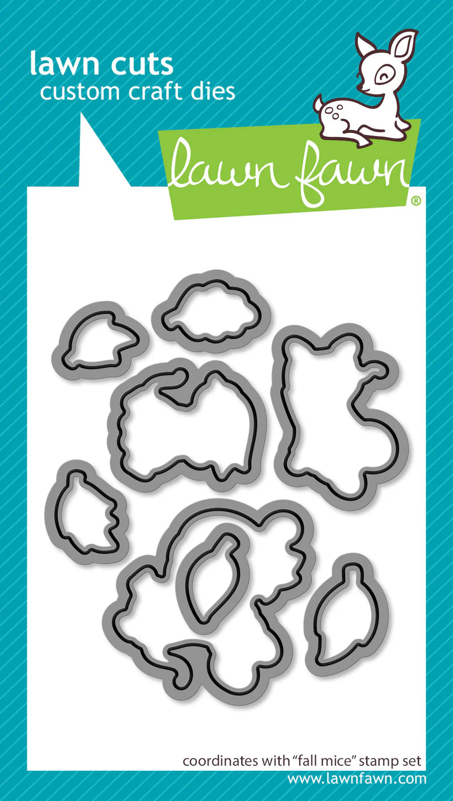 Fall Mice - Stamp & Lawn Cuts