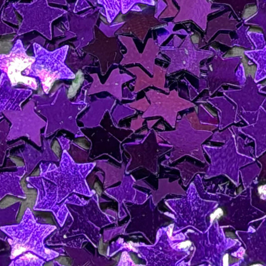 Purple Stars - Confetti