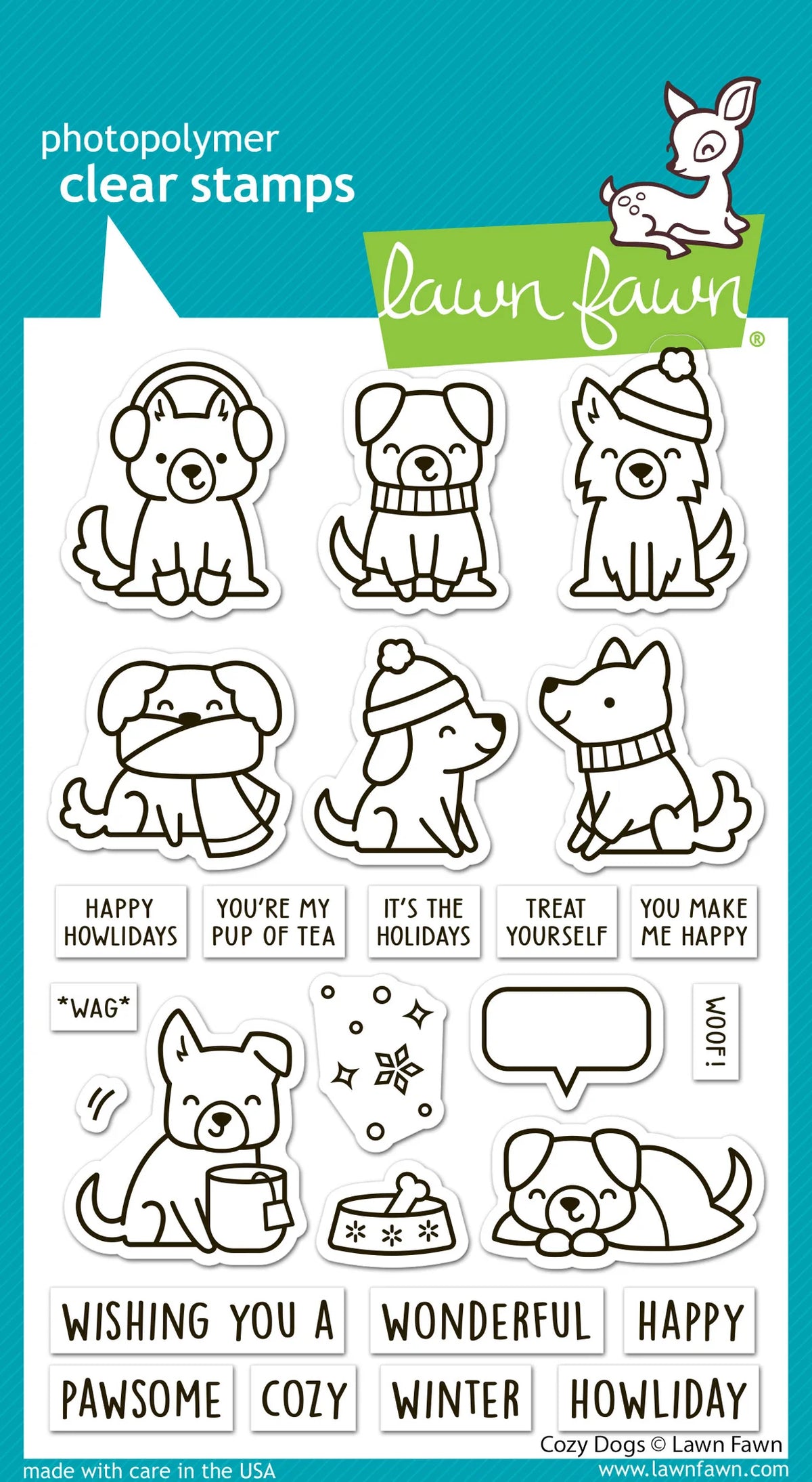 Cozy Dogs - Stamp