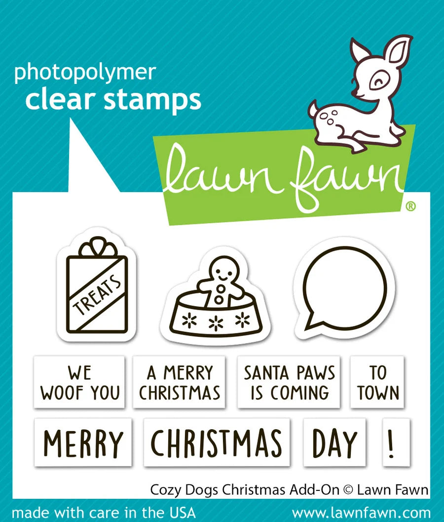 Cozy Dogs Add-On - Stamp & Lawn Cuts